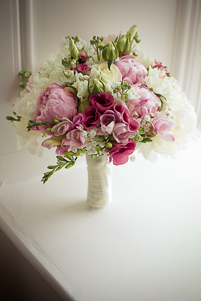 eden photo via weddingsonline.ie pink purple white wedding bouquet